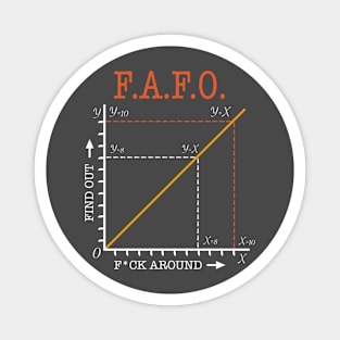 FAFO CHART TEE Magnet